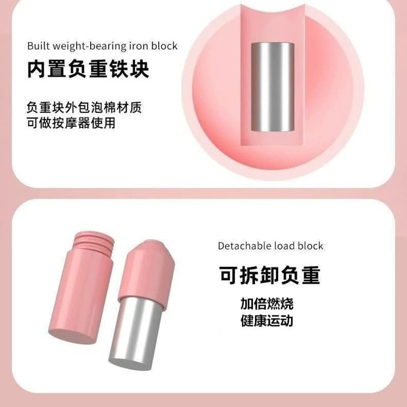 无绳跳绳负重球健身运动专业加粗大球训练绳子款有绳绳球小球室内 - 缩略图4