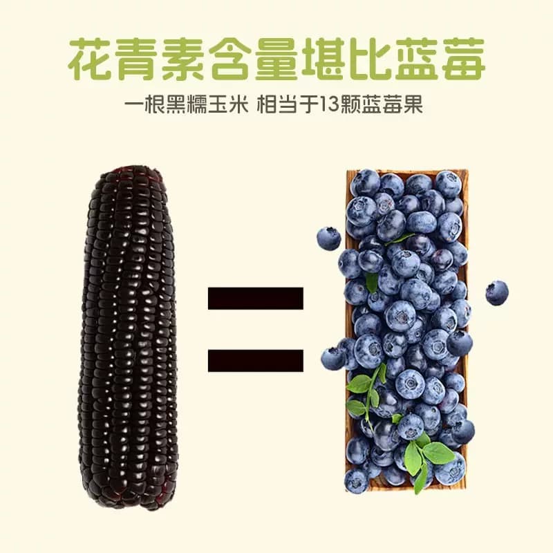 【芭芭农场兑换专享】黑白糯玉米组合4根单个220g+建议蒸煮真空装 - 缩略图5