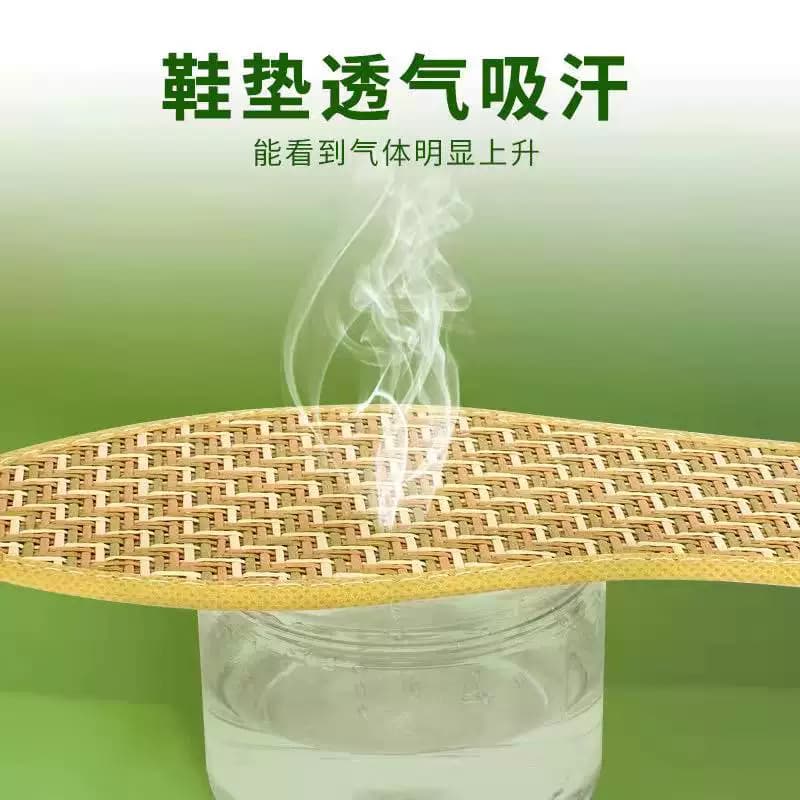 春夏季草席鞋垫留香防臭透气吸汗男女鞋垫子防滑除臭棉布竹炭清凉 - 缩略图2