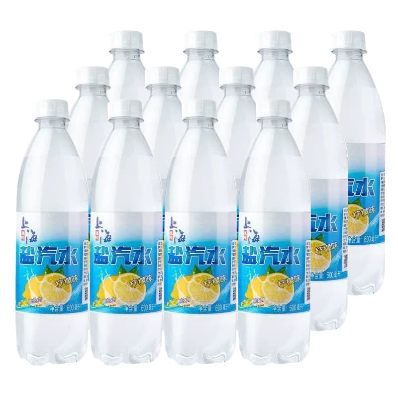 上海盐汽水饮料饮品柠檬味汽水600ml6瓶装夏季整箱碳酸气泡*批发 - 缩略图5