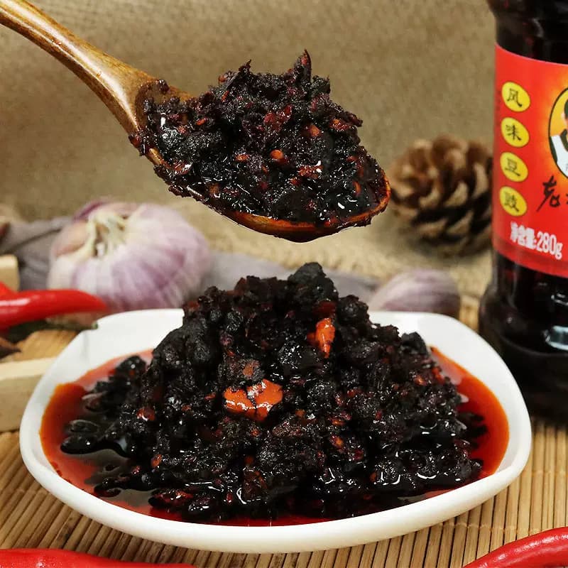 芭芭农场兑换老干妈风味豆豉280g拌饭拌面酱辣酱味增辣椒酱酱料 - 缩略图2