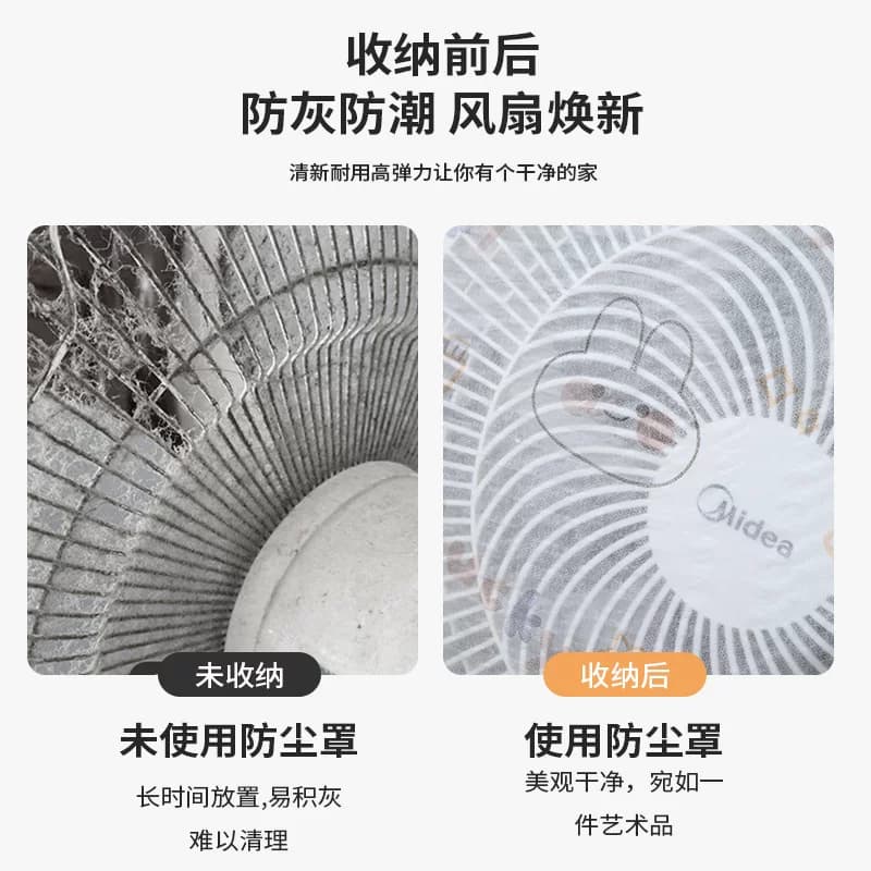4个装多功能风扇防尘罩 - 缩略图2