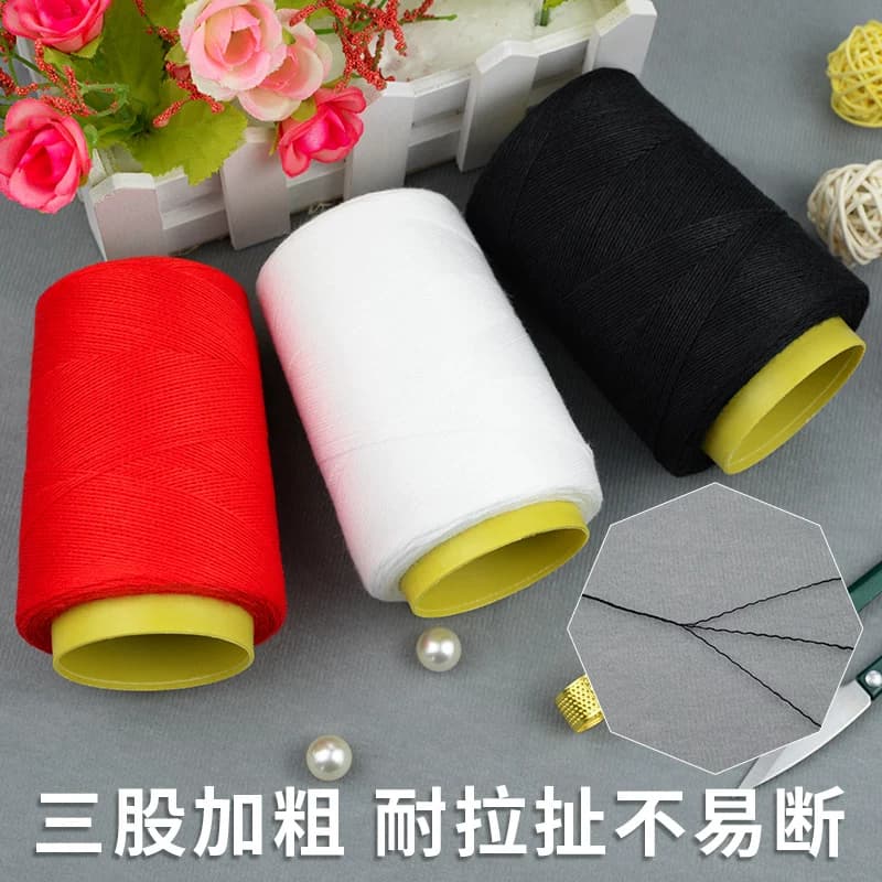 缝被子专用手缝针线加粗棉线手工家用大卷缝衣服的线白色缝衣线 - 缩略图2