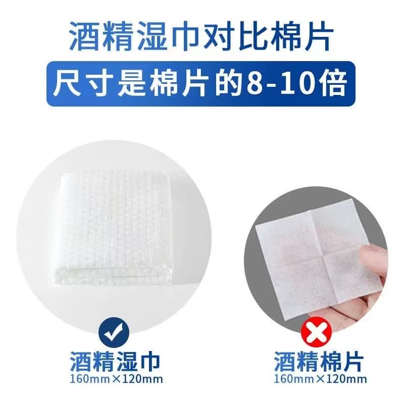 家用酒精湿巾含75度带盖酒精湿巾消毒除菌清洁抑菌清洁抽取式湿巾 - 缩略图5