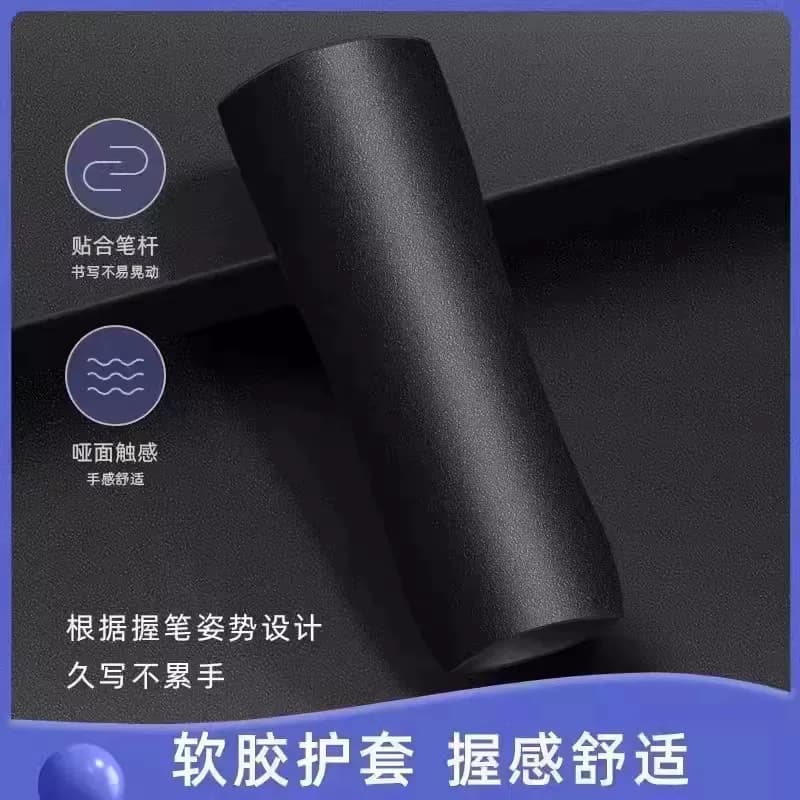 按动中性笔圆珠笔签字笔水笔学生用蓝笔商务办公考试专用刷题老师红笔笔芯医生处方笔K35顺滑速干用笔大容量 - 缩略图4