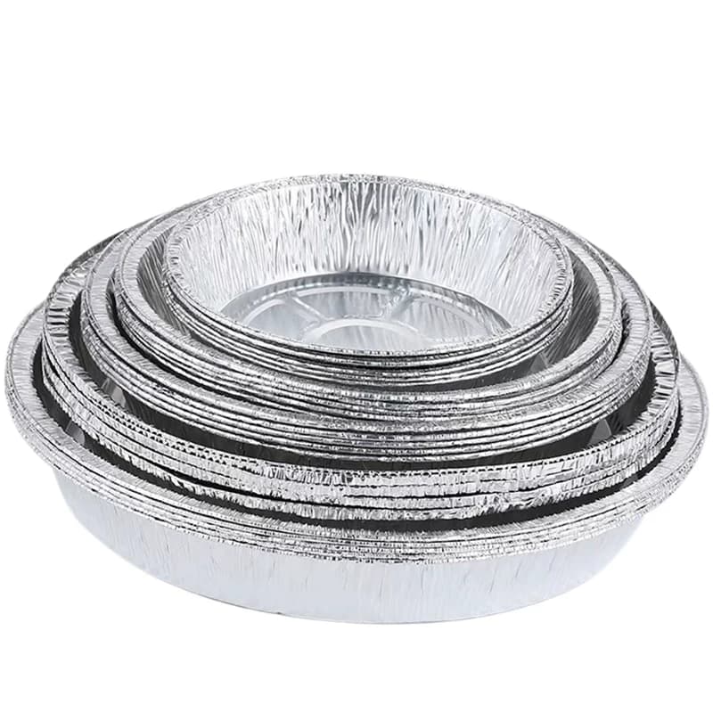 空气炸锅专用纸锡纸盘家用烤盘食品级吸油纸圆碗烤箱锡箔纸盒烘烤 - 缩略图5