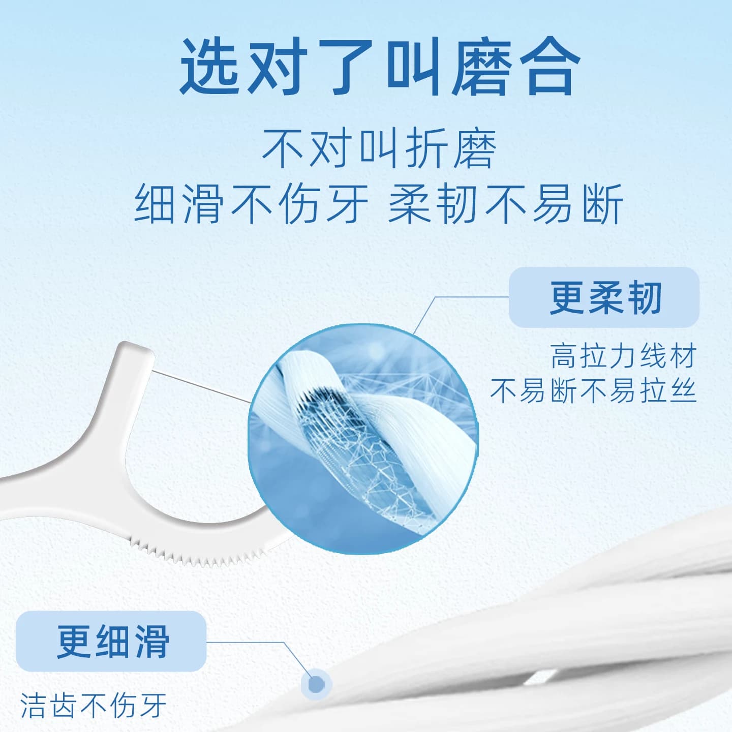 便携剔牙线牙线棒独立包装超细家庭装一次性剔牙家用无菌牙缝盒装 - 缩略图3