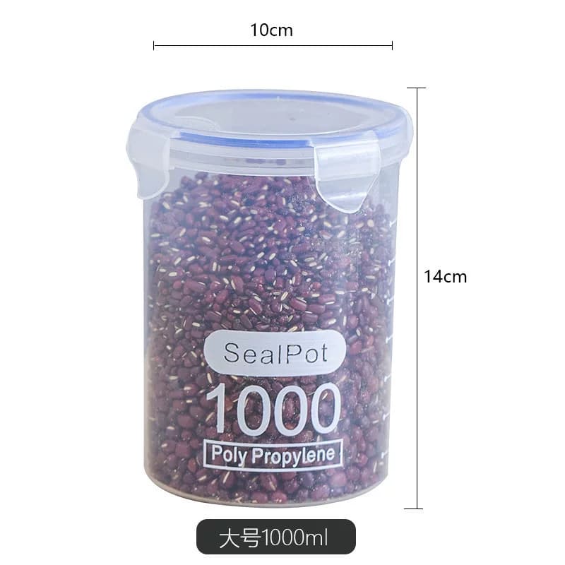【1个】大号 瓜子花生零食密封盒 - 缩略图5