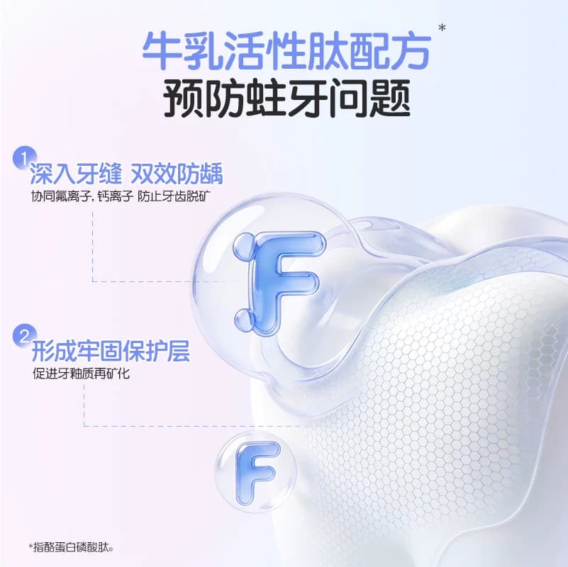 舒客宝贝儿童牙膏修护低氟防蛀2-6-12岁宝宝婴幼儿换牙期青少年 - 缩略图5