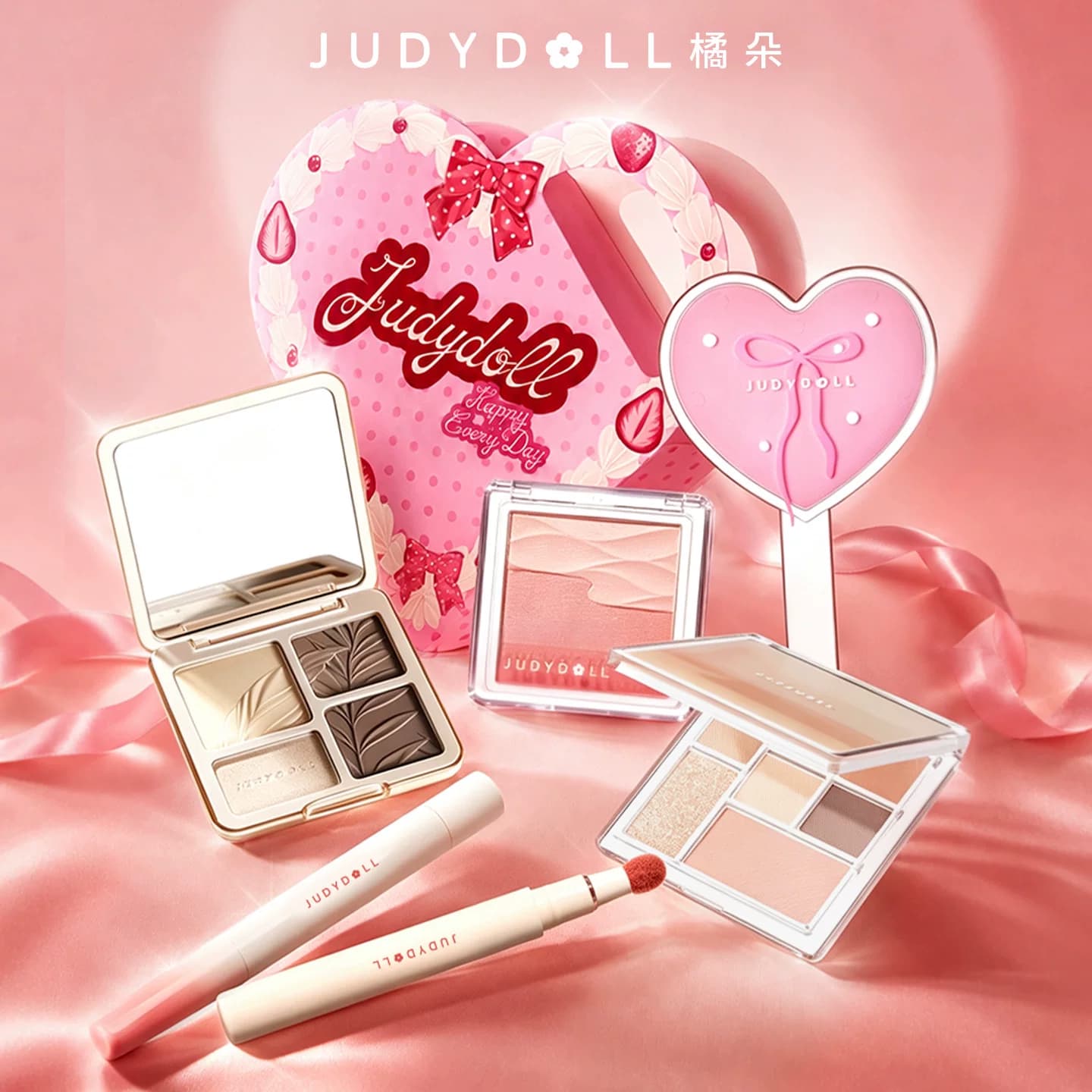 【七夕礼物】Judydoll橘朵彩妆礼盒唇釉腮红修容眼影化妆品套装 - 缩略图5
