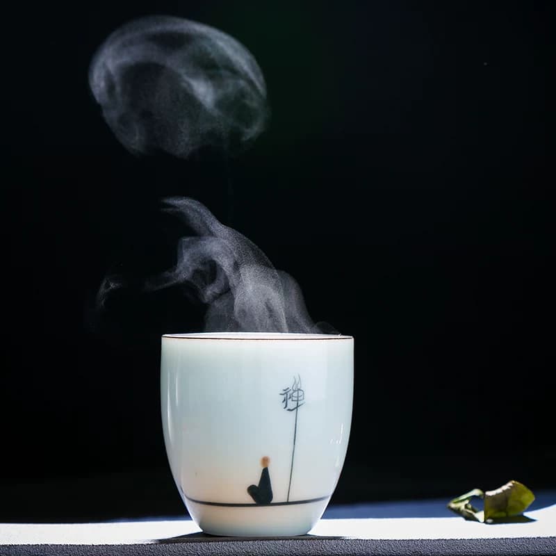 瓷韵东方手绘陶瓷茶杯主人杯家用喝茶品茗杯功夫茶具个人杯单杯 - 缩略图3