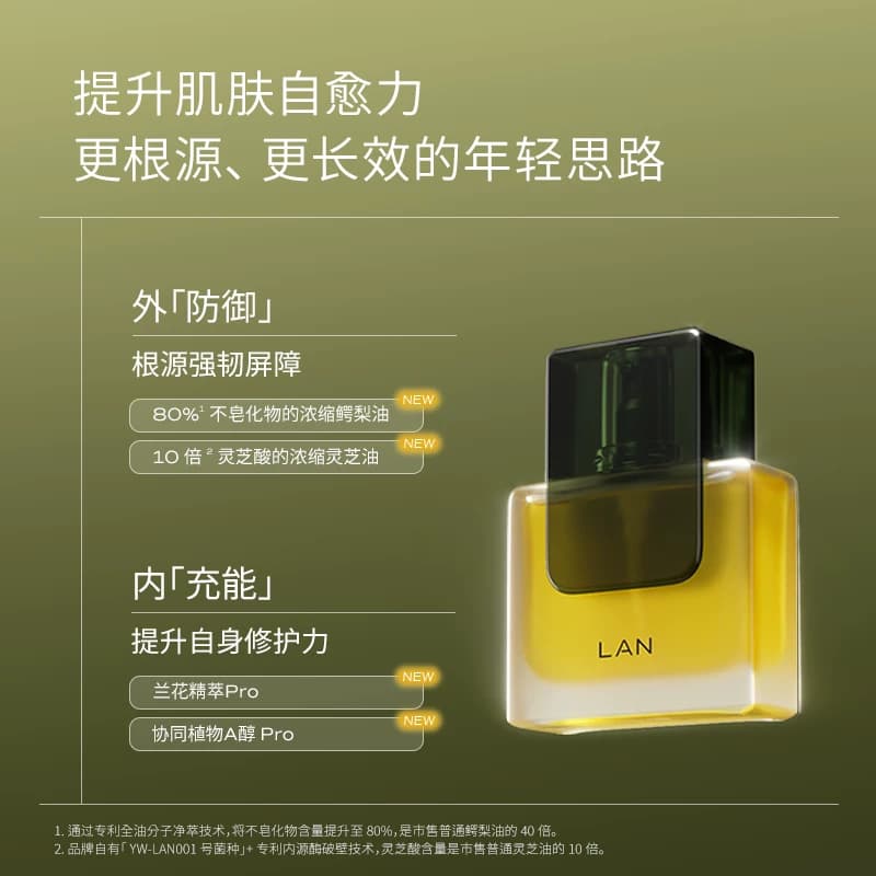 【田曦薇同款】LAN兰时光油3.0Pro面部精华油修护抗皱保湿紧致 - 缩略图3