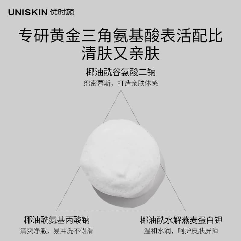 【官方正品】优时颜洁面慕斯氨基酸表活清洁洁面泡保湿卸妆 - 缩略图4