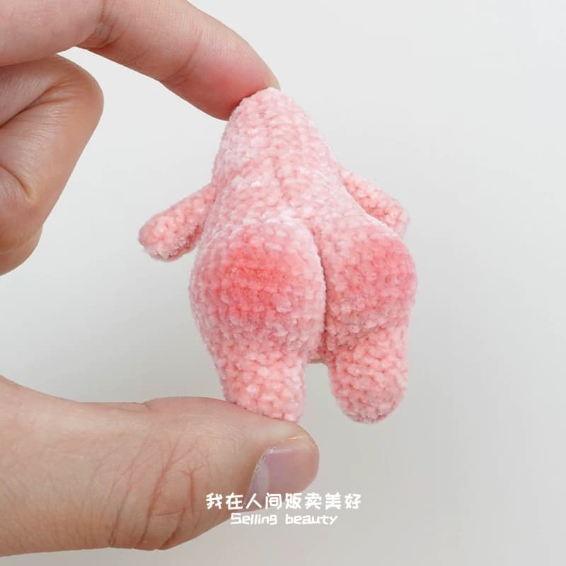 可爱派大星钥匙扣挂件针织手工diy编织材料包自制娃娃车挂小礼物 - 缩略图2