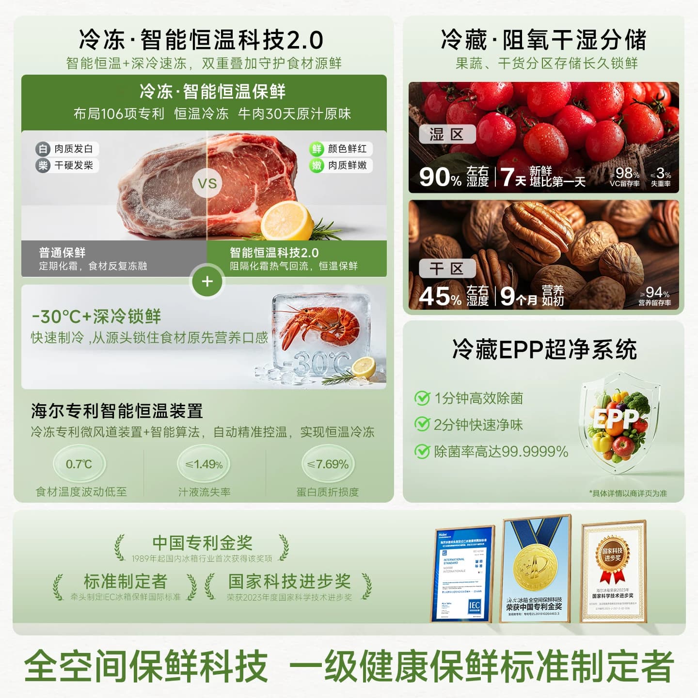 海尔云溪双系统503L法式四门风冷无霜超薄零嵌保鲜电冰箱新品一级 - 缩略图2