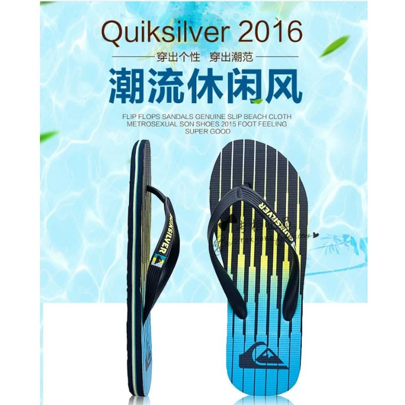 Quiksilver新款青年人字拖细潮牌速干凉鞋防滑沙滩拖鞋男亲子款 - 缩略图4