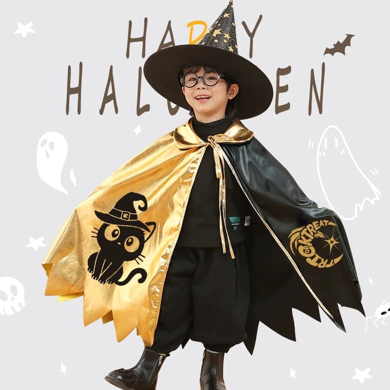 2026万圣节儿童服装男童斗篷披风女童衣服装扮幼儿园cosplay服饰 - 缩略图3