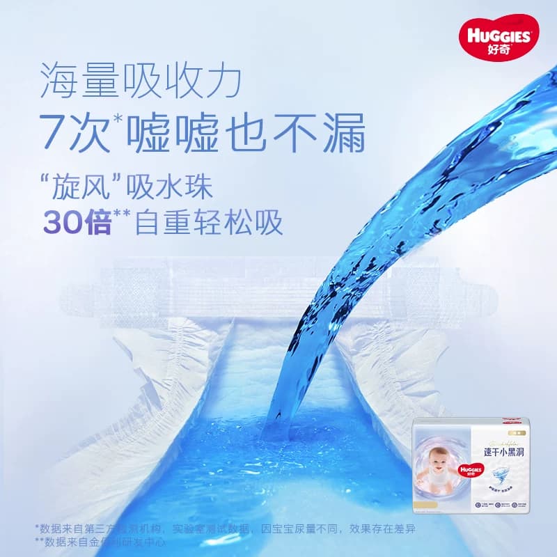 【原箱发货】好奇金装小黑洞S-4XL速干不易红纸尿裤成长裤 - 缩略图4