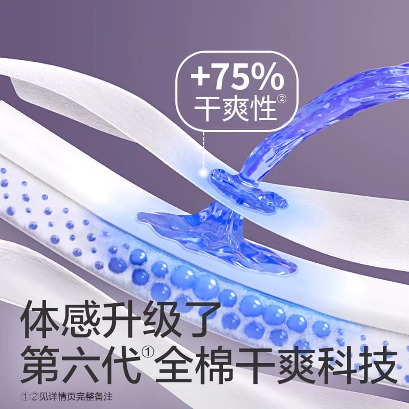 全棉时代奈丝公主卫生巾安心裤女经期姨妈裤夜安裤夜用M-L码 - 缩略图5