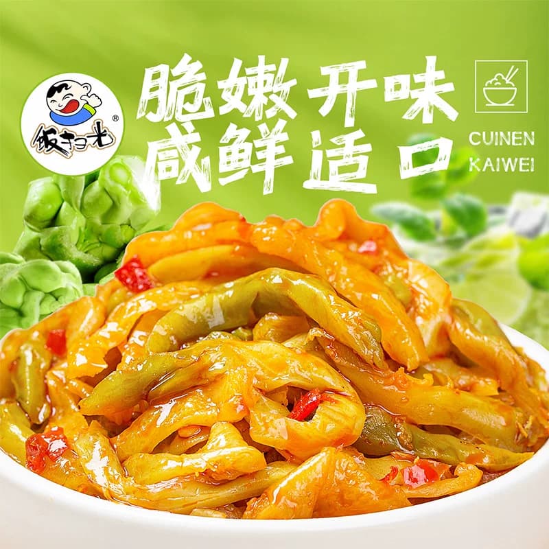 饭扫光榨菜丝脆爽红油小菜下饭菜下饭酱鲜脆嫩拌饭佐餐小菜400g - 缩略图2