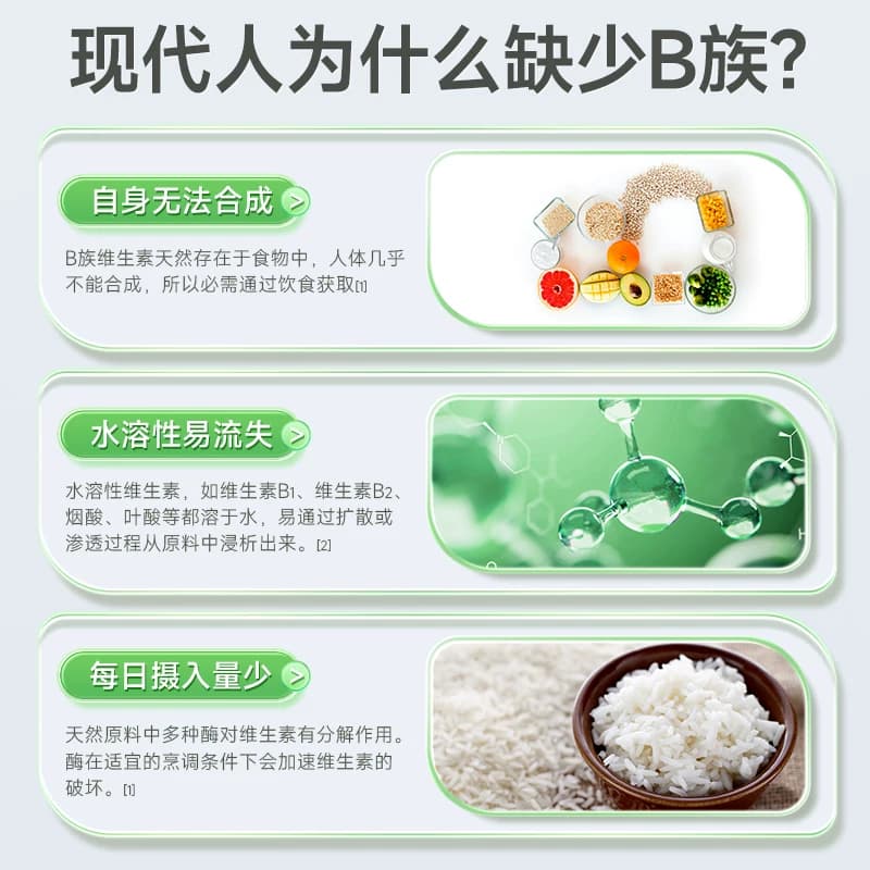 康恩贝复合B族维生素b咀嚼b2b6b12熬夜疲劳男女vb - 缩略图4