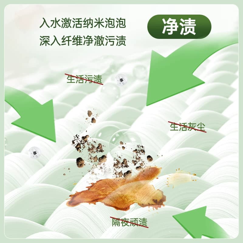 威露士La自然清新洗衣液白茶晨露（香橼）1L除菌除螨温和洁净 - 缩略图3