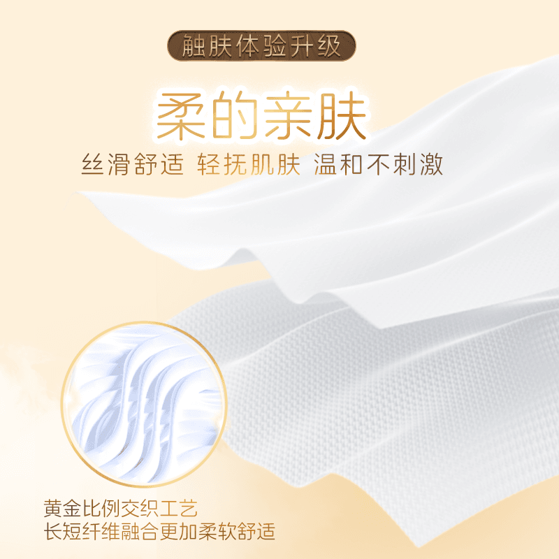 【下拉享优惠】清风抽纸棉柔就你4层24包餐巾面巾纸巾新老随机发 - 缩略图3