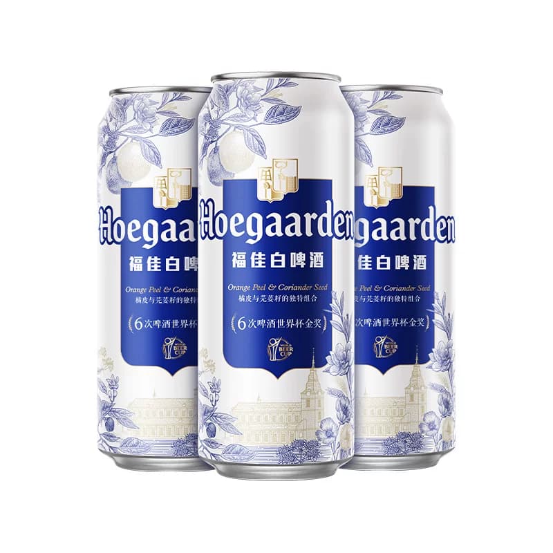 Hoegaarden/福佳白500ml*3罐精酿啤酒11.7°P小麦啤酒 - 缩略图2