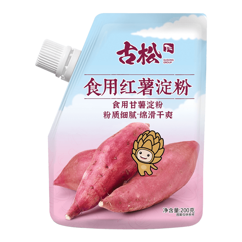 古松生粉带盖红薯淀粉凉粉原料烘焙烹饪勾芡地瓜粉炸酥肉 - 缩略图2
