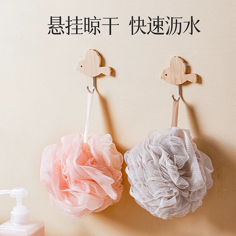 云蕾大号沐浴球柔软浴花搓澡巾浴擦搓背起泡洗澡巾不散 - 缩略图5