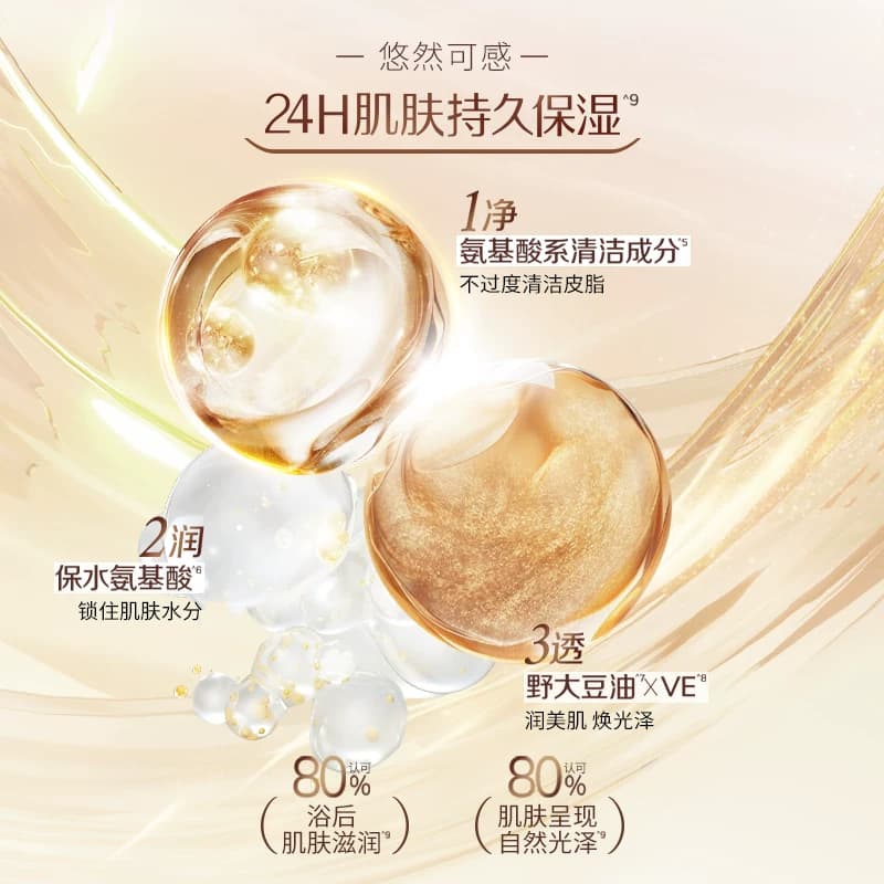 可悠然美肌沐浴露花漾之恋大容量家庭装清洁保湿滋润洁净持久留香 - 缩略图4