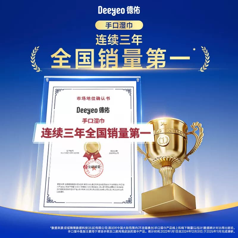 【详情优惠】德佑婴幼儿湿巾学生手口专用加厚湿纸巾儿童出行便携 - 缩略图2