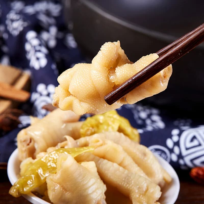 有友凤爪泡椒山椒味鸡爪夜宵追剧休闲解馋网红卤味鸡肉零食 - 缩略图2
