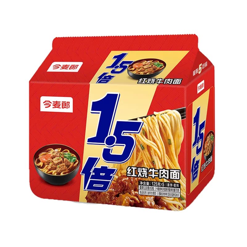 今麦郎1.5倍红烧牛肉拉面速食免煮泡面夜宵 - 缩略图2