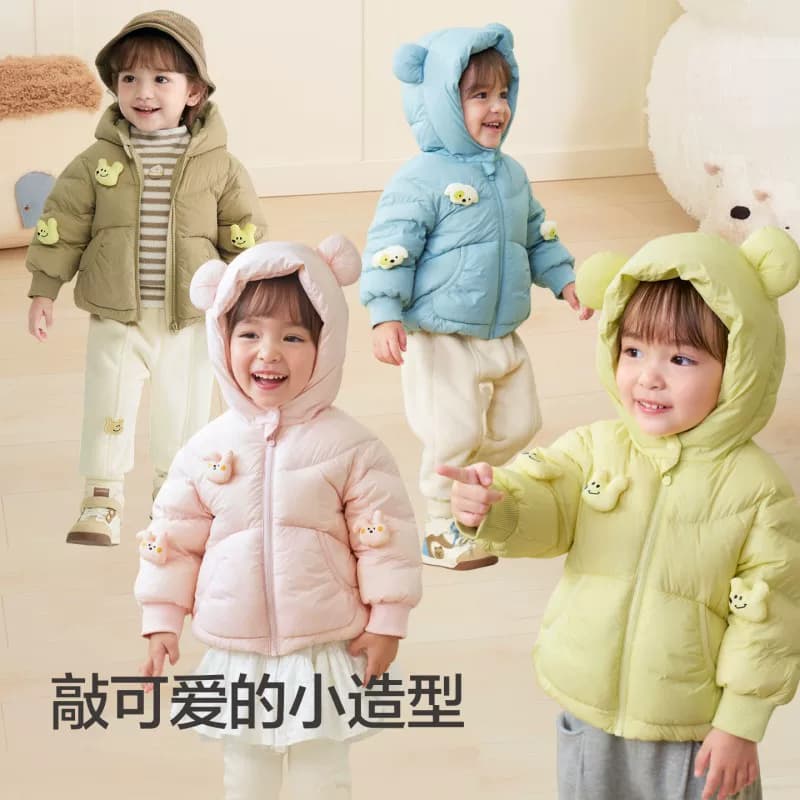 巴拉巴拉宝宝羽绒服冬装男童女童加厚保暖儿童外套萌新款儿童 - 缩略图5