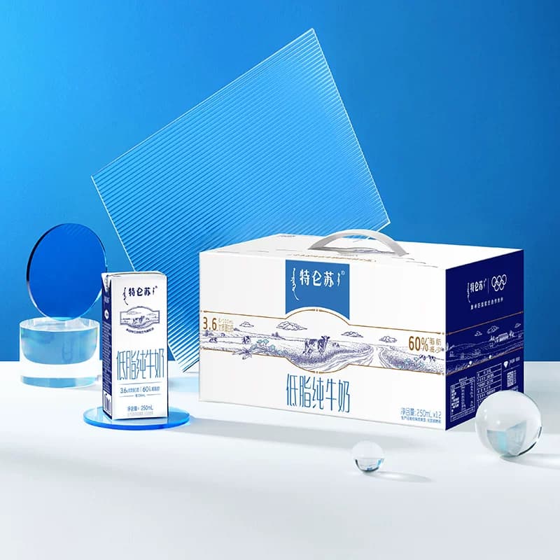 蒙牛特仑苏低脂营养早餐纯牛奶250ml*12盒【5月产】 - 缩略图4
