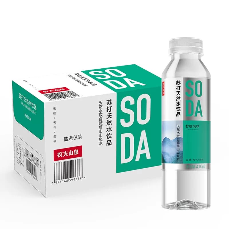 农夫山泉苏打天然水410ml*15瓶饮品多口味选整箱装0糖0卡0防腐剂 - 缩略图2