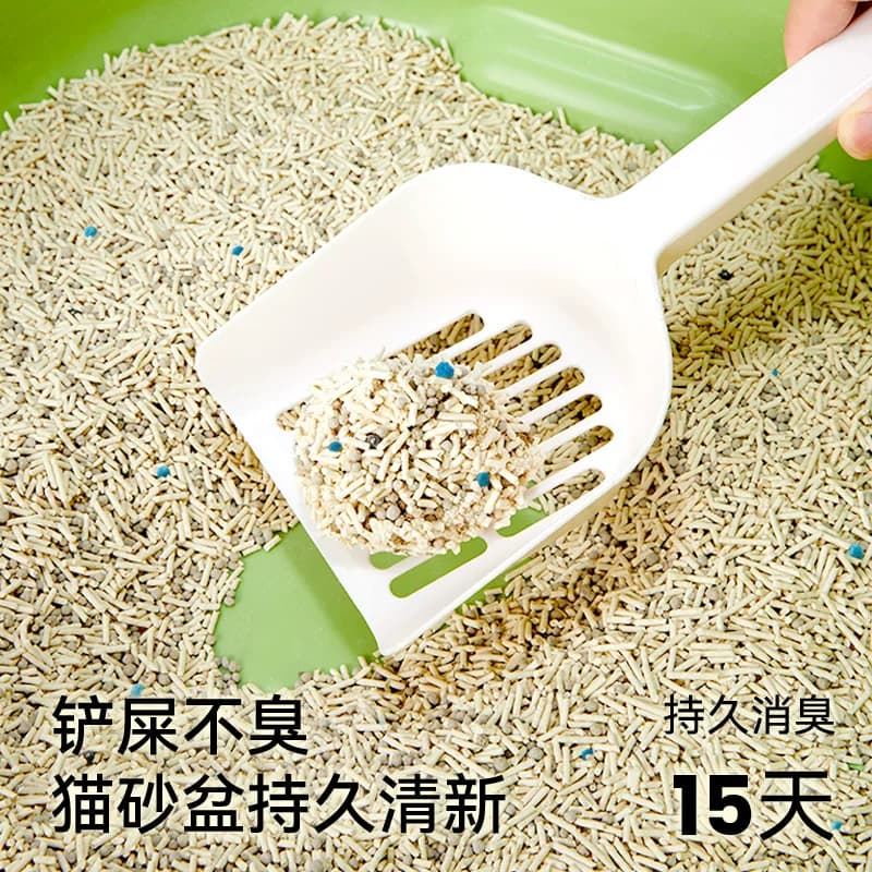 福丸云顶茶香膨润土豆腐混合猫砂2.5kg×4袋除臭砂低尘不易粘底 - 缩略图3