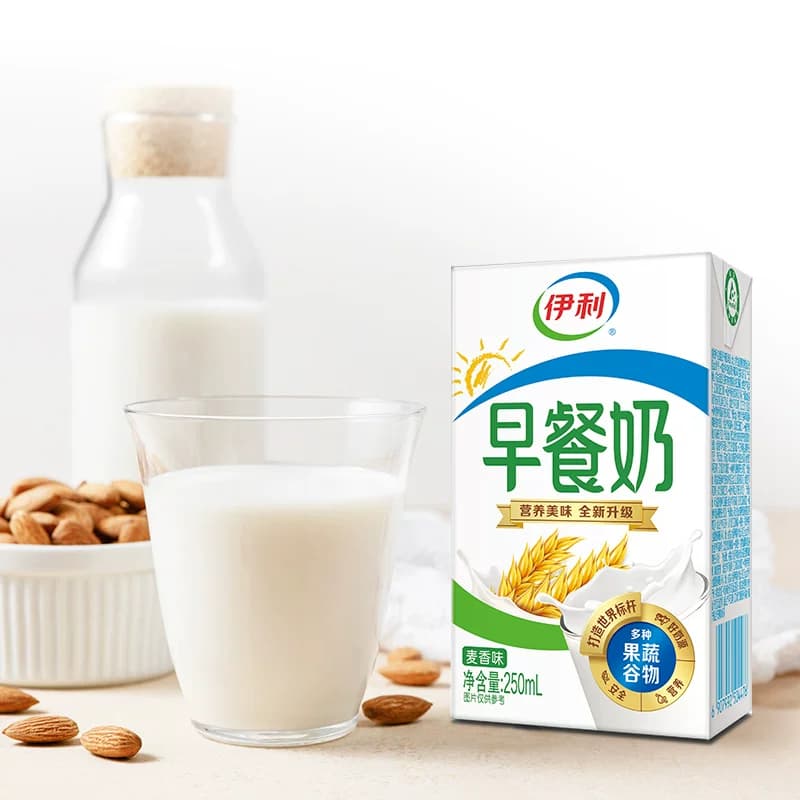 【中秋礼盒】伊利麦香味早餐奶整箱250ml*24盒学生营养早餐5月产 - 缩略图3