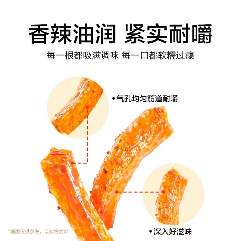 卫龙麻辣辣条小面筋香辣味辣片休闲食品小吃麻辣豆干解馋出游零食 - 缩略图3