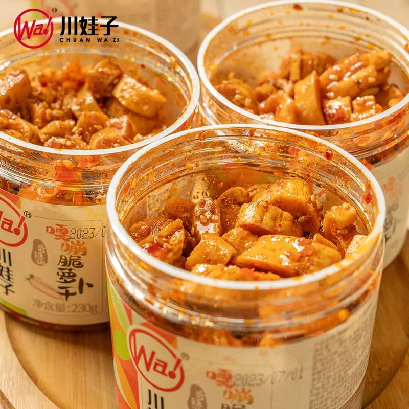 川娃子麻辣香脆萝卜下饭菜拌饭拌面泡咸菜酱腌菜嘎嘣脆萝卜干 - 缩略图2