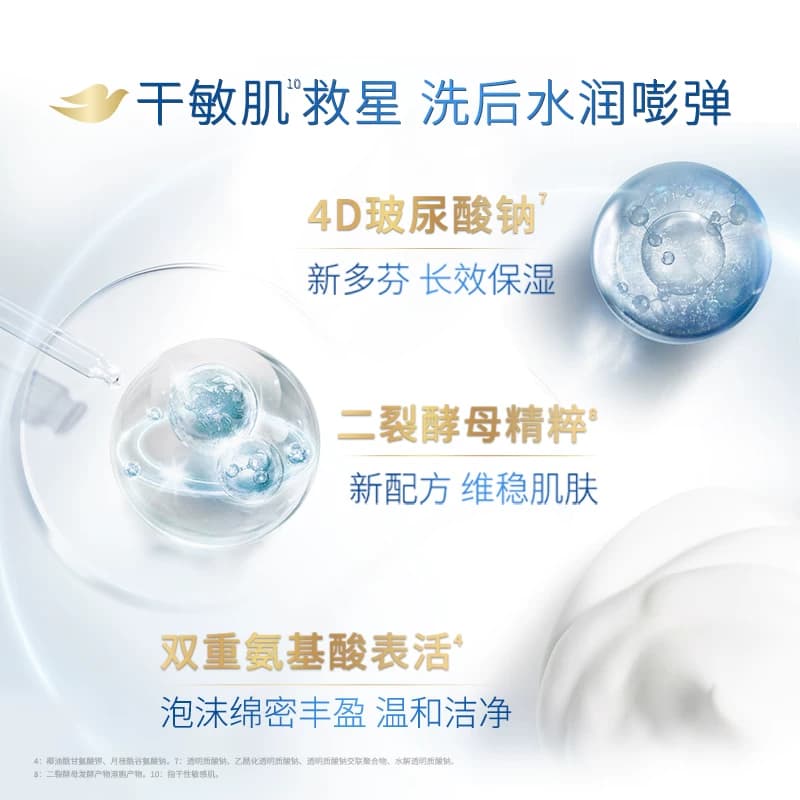 【27年5月到期】Dove/多芬水润呵护氨基酸洁面乳 - 缩略图4