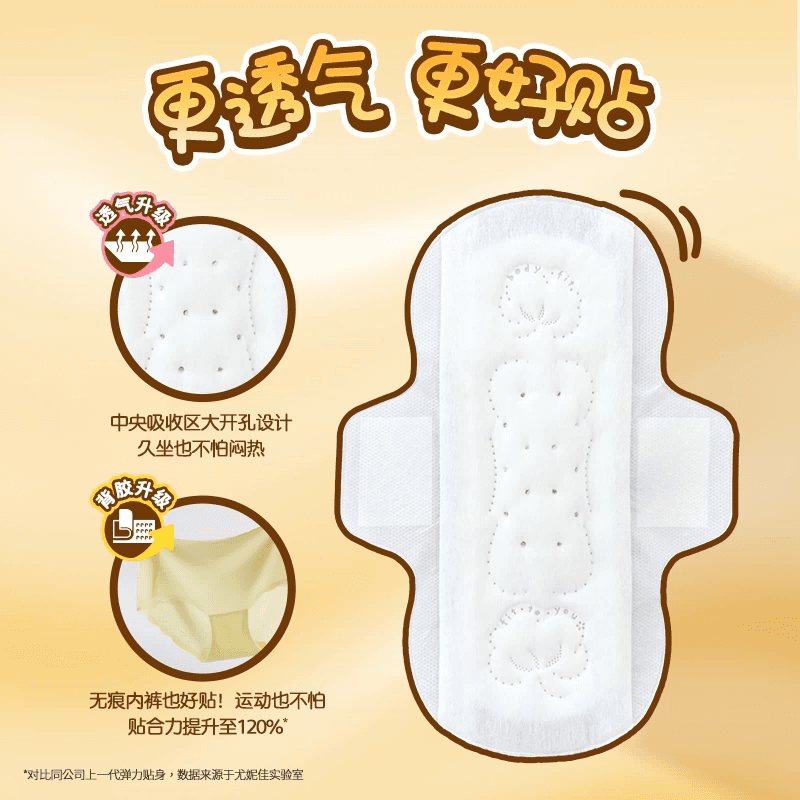 苏菲卫生巾弹力贴身柔棉感姨妈巾护翼型230mm20片 - 缩略图3