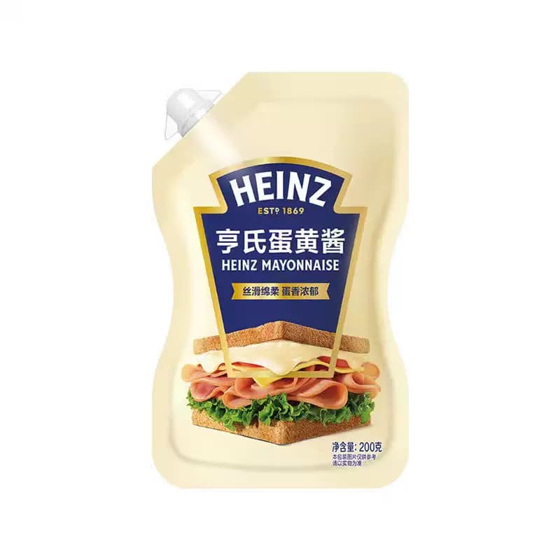 亨氏蛋黄沙拉酱家用蛋香蔬菜汉堡包三明治小包装轻食 - 缩略图2