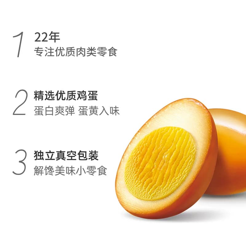 无穷盐焗鸡蛋礼盒装早餐卤蛋熟食休闲零食小吃看球夜宵 - 缩略图3