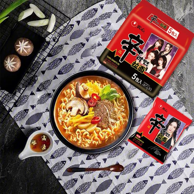 农心经典辛拉面牛肉面泡菜方便面多连包泡面拉面非火鸡面懒人速食 - 缩略图4