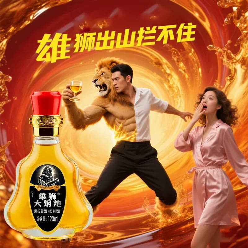 黑松露酒男性酒中老年男人浓香持久能量状态48度纯粮纯植物配制酒 - 缩略图2