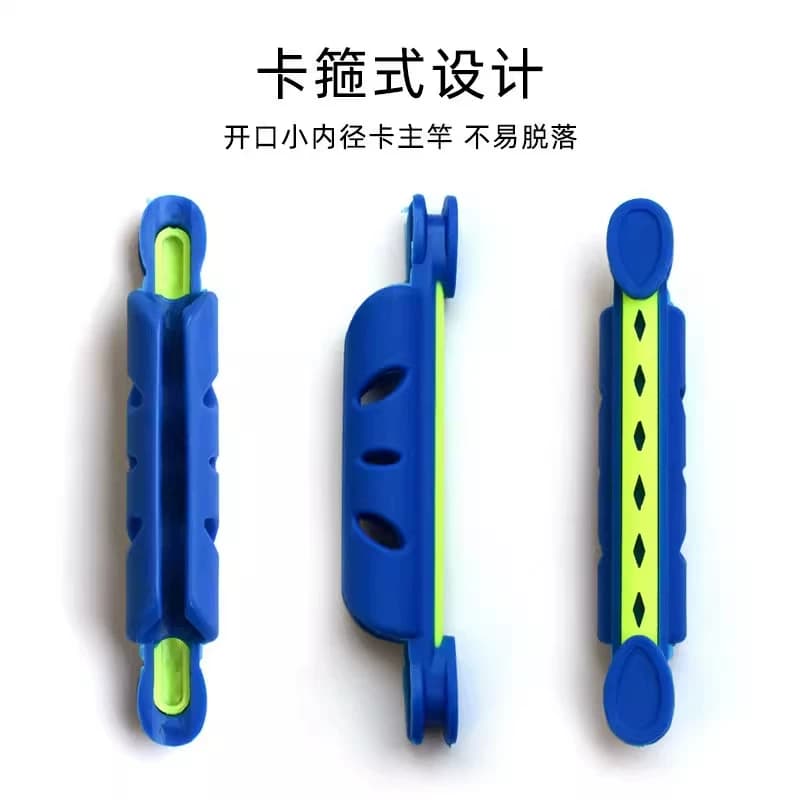 鱼竿收线器绕线卡夹手竿通用钓鱼线绕线板缠线器大号卡扣软胶配件 - 缩略图4
