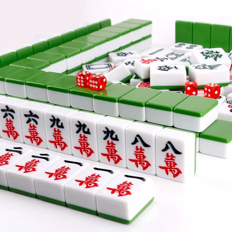 手搓麻将四川麻将牌 家用一级品中大号广东麻雀48 50mm送赠品包邮 - 缩略图5