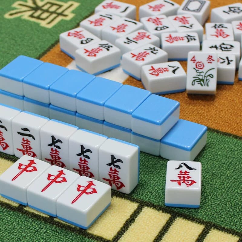 手搓麻将四川麻将牌 家用一级品中大号广东麻雀48 50mm送赠品包邮 - 缩略图4